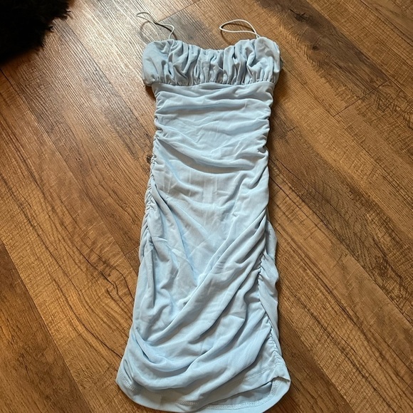 PRINCESS POLLY Blue Penny Dress - Picture 3 of 5